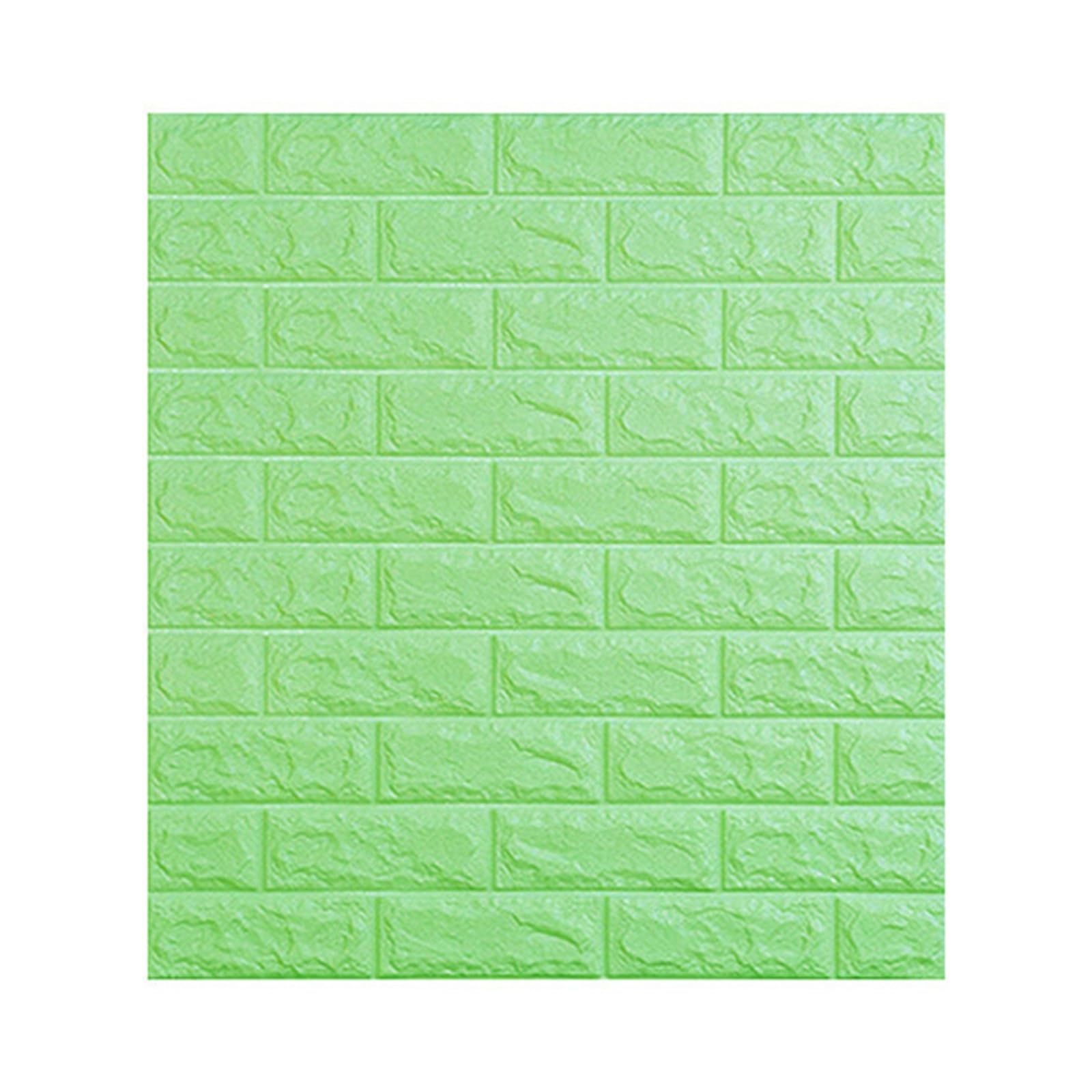 Panneaux Muraux 3d,Papier Peint Brique Autocollants Muraux 3D Effet Brique 70 x 77 cm, Papier Peint Auto-Adhésif en Mousse PE pour Salon(1)