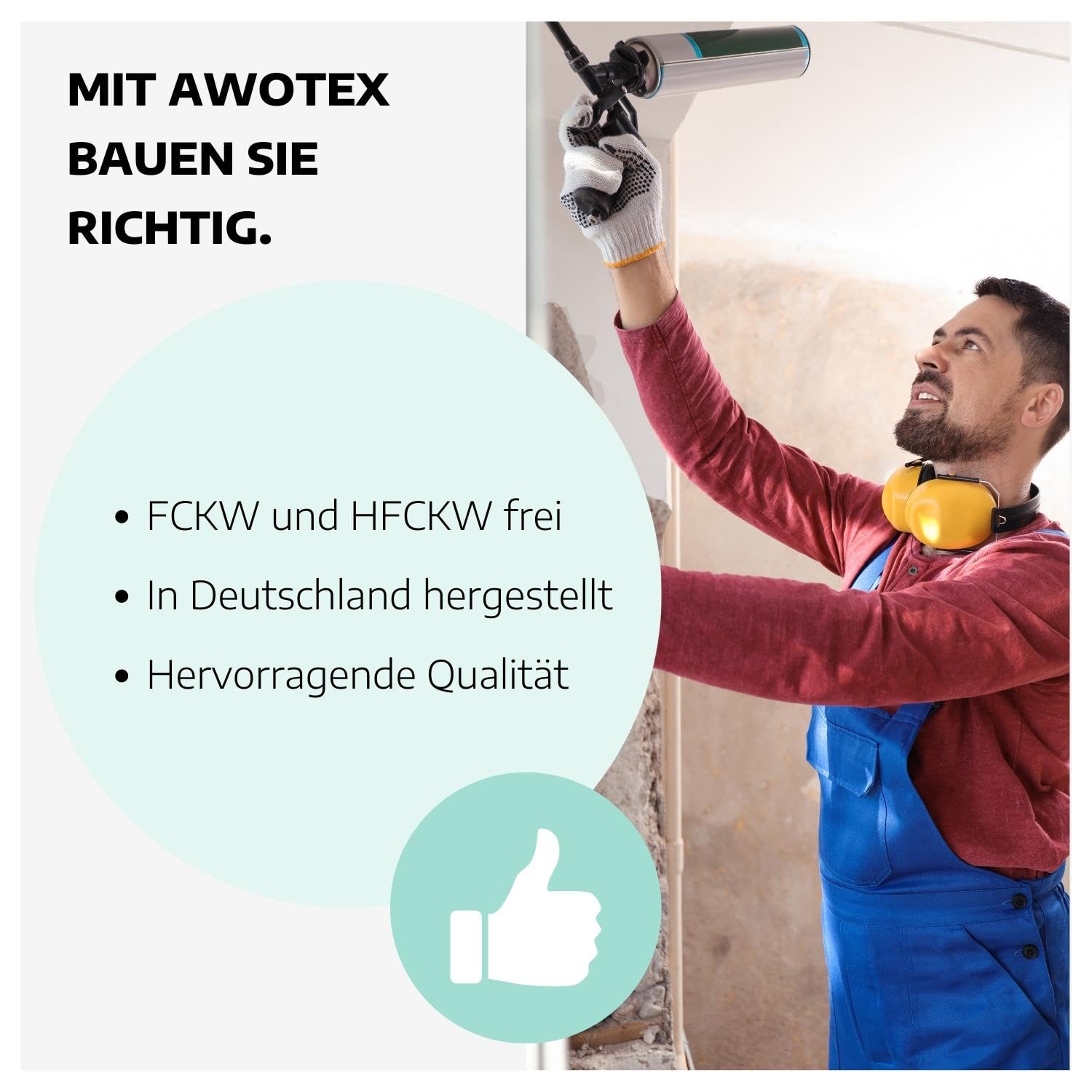 12 x Brunnenschaum B2 750 ml 1-K I PU-Bauschaum Schacht & Brunnen ohne FCKW & HFCKW I Klebeschaum für Brunnenschacht I Brunnenschaum wasserdicht I wetter- & alterungsbeständig