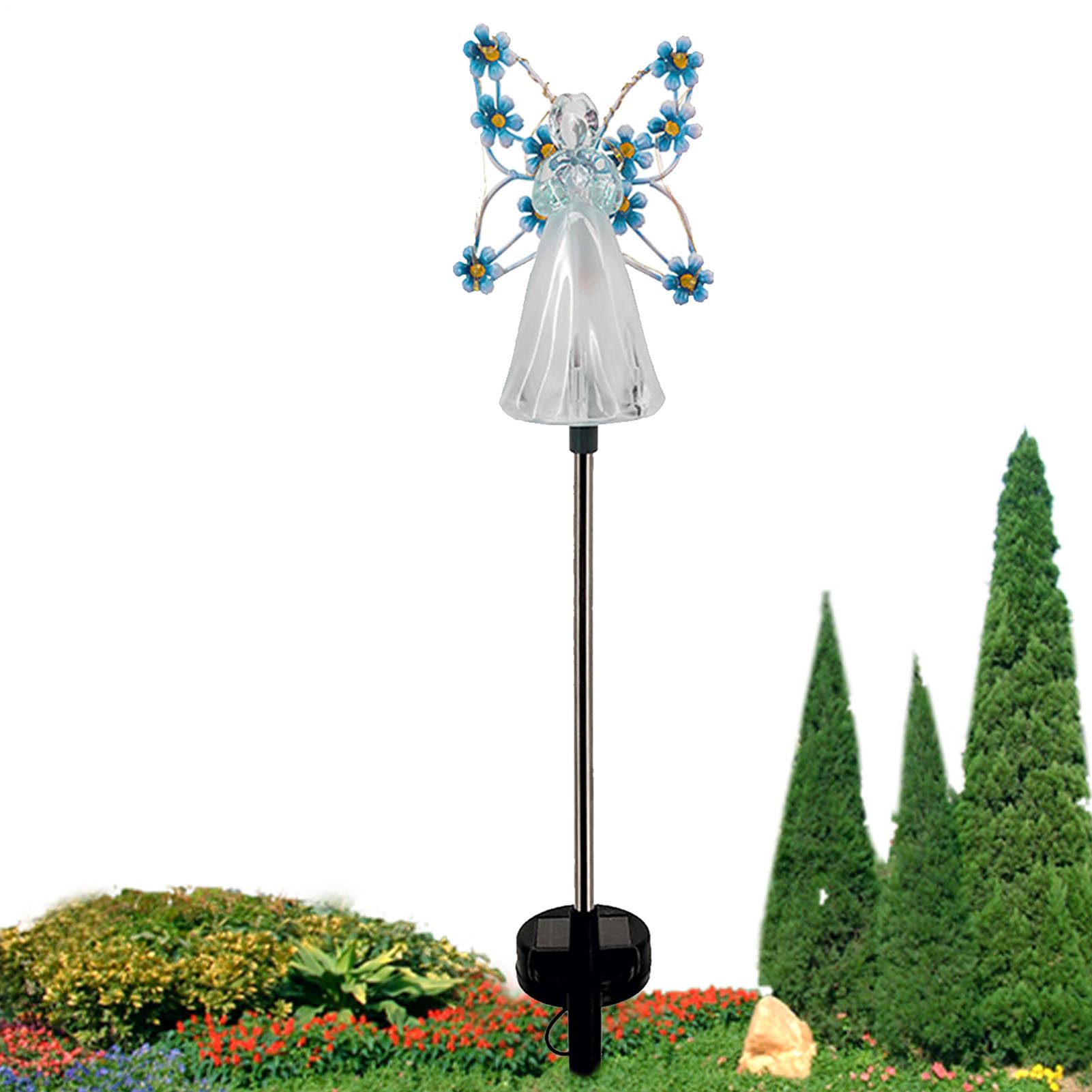 Luces de jardín de energía solar impermeables para terrazas y caminos