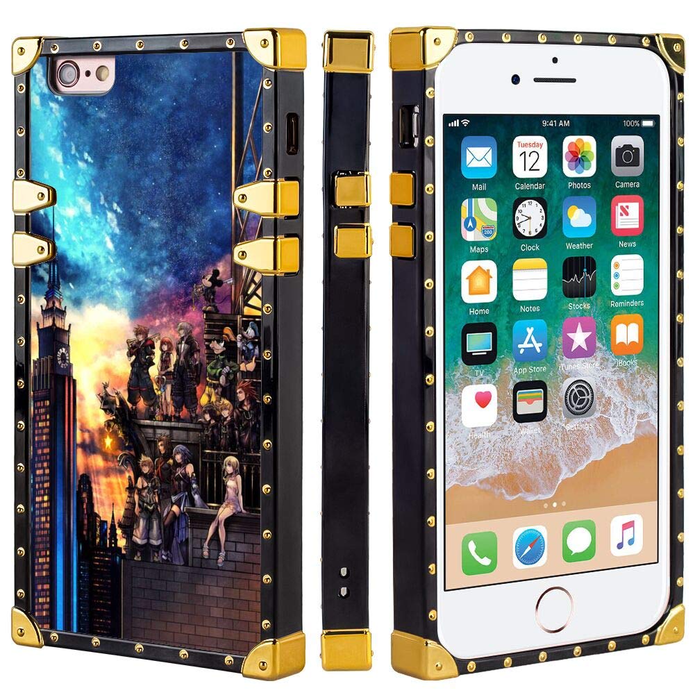 DISNEY COLLECTION case for Apple iPhone 6 Plus or 6s Plus 5.5-Inch Kingdom Hearts The Sora Donald Goofy Riku Kairi Been 3