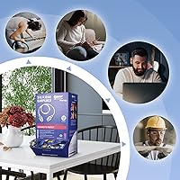 Vista 5 de Dison 100 Pares de Tapones para los Oídos de Silicona, Tapones Auditivos con Cable Reutilizables de 32dB para Protección Auditiva, Reducción