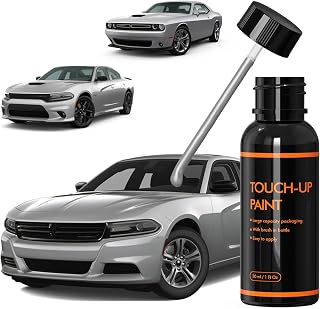 PSE/SSE Triple Nickel/Silver Zynith Touch Up Paint for Dodge, DIY Car Paint Scratch Repair Kit, Automotive Paints, Quick & Easy Fix Scratch Repair for Challenger/Charger