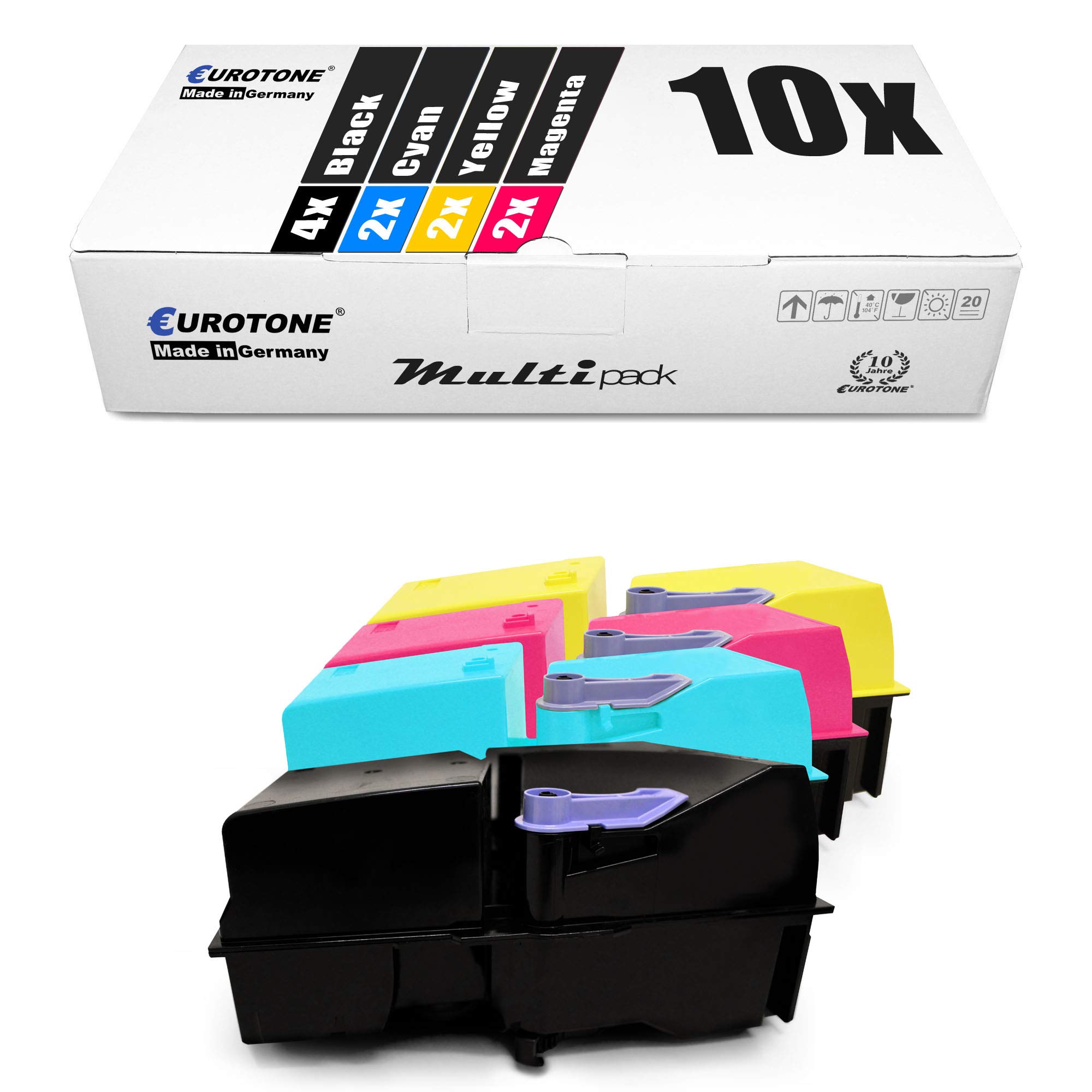 Cartouches TK520 Mita FS C8100 DN Eurotone pack de 10