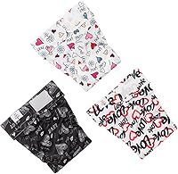 Vista 2 de CuteBone Pañales lavables para perras, sin agujero en la cola, paquete de 3 pantalones de entrenamiento para cachorros WWD03M