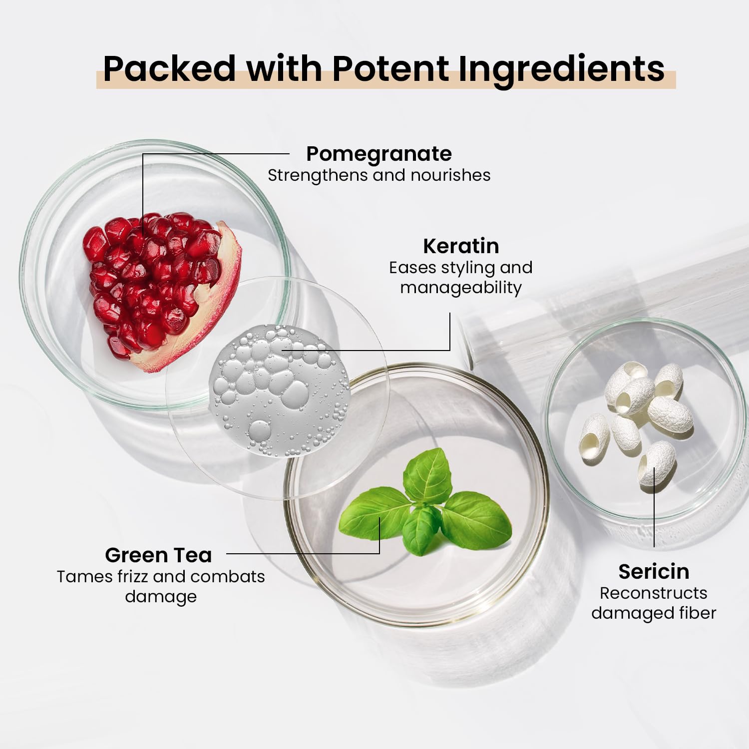 MOEHAIR Pure Hair Makeover (32 Fl. Oz) | Formaldehyde-Free Protein Hair Treatment | Repairs, Replenishes and Rejuvenates | Frizz Control | Hair Detangler | Hair Strengthener | Sulfate & Paraben-Free