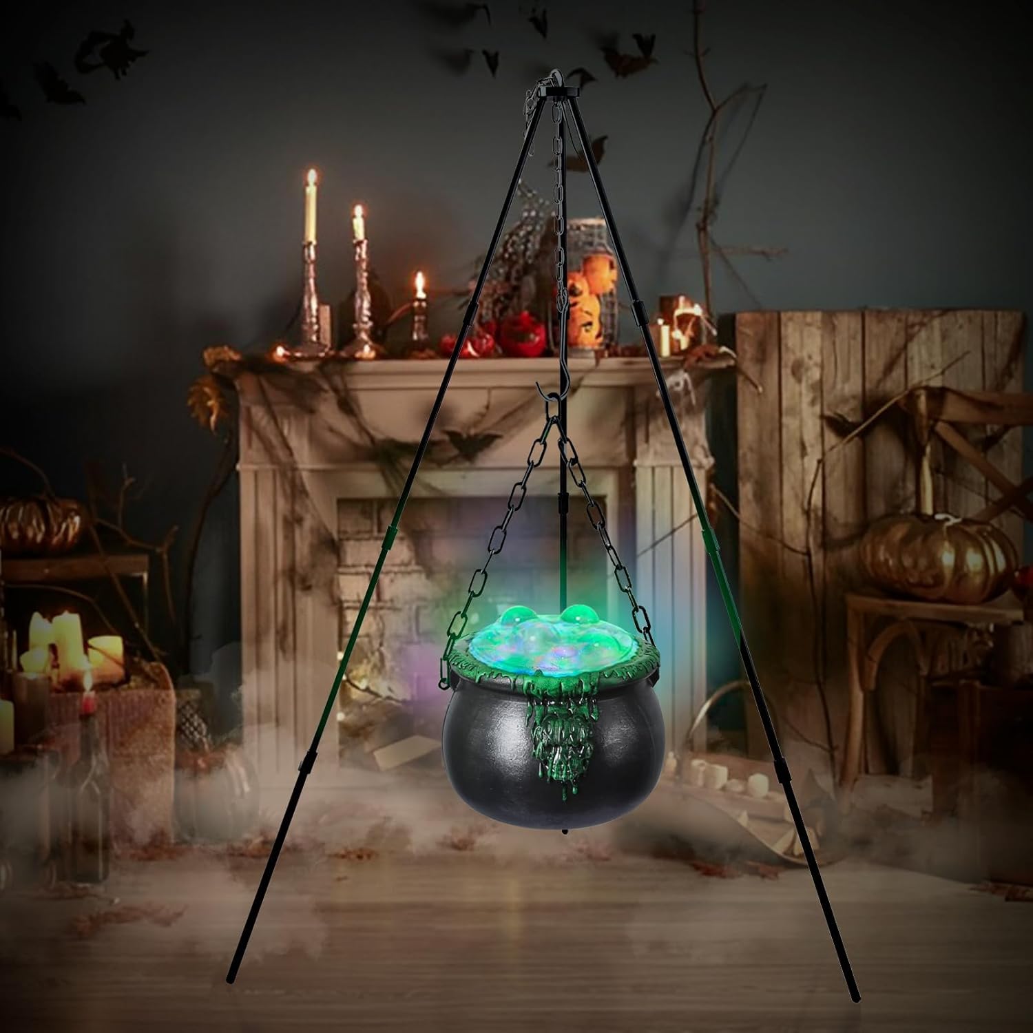 8“ Witches Cauldron, Halloween Decor Outdoor witch Halloween ...