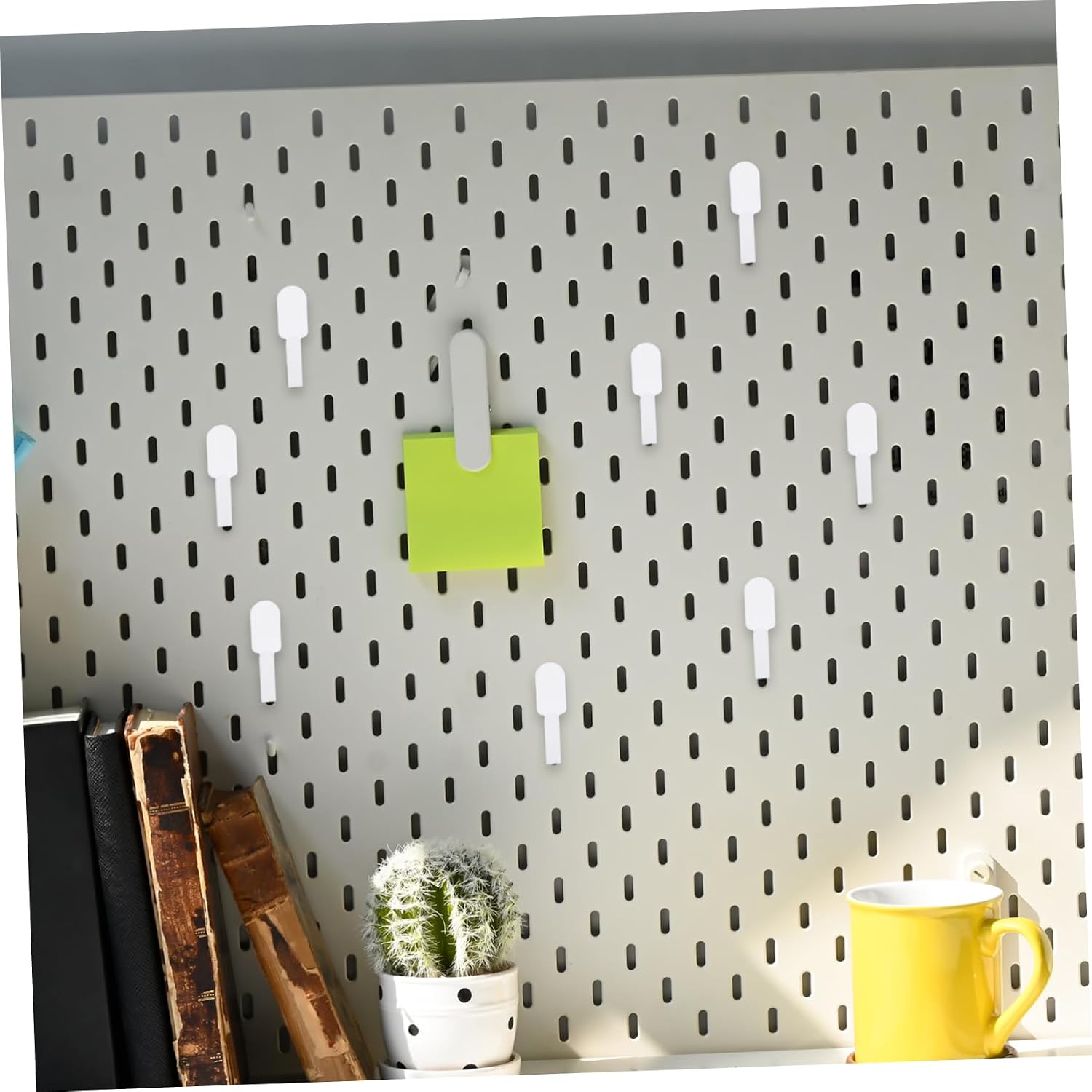 20pcs Versatile Wall Organizer for Tools Kitchen and Crafts Easy Installation Heavy Duty Load Capacity Elegant Finish for Garage Office Use