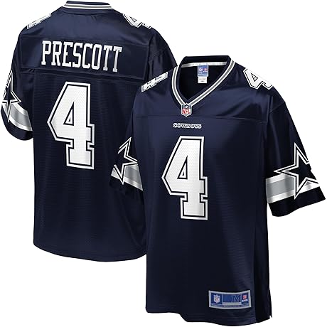 Men's Dak Prescott Navy Dallas Cowboys Jersey