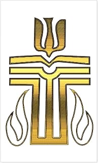 CafePress Presbyterian Cross Rectangle Sticker Rectangle Bumper Sticker Car Decal