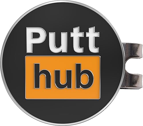 Shanker Golf - Divertidos marcadores de pelotas de golf con clip magnético para sombrero - Accesorios divertidos de golf