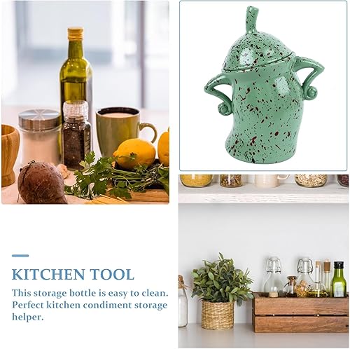 Miniatura 5 de Recipiente de almacenamiento de alimentos con actitud, contenedor de almacenamiento de alimentos, multiusos, único, interesante, de PVC, lindo tarro