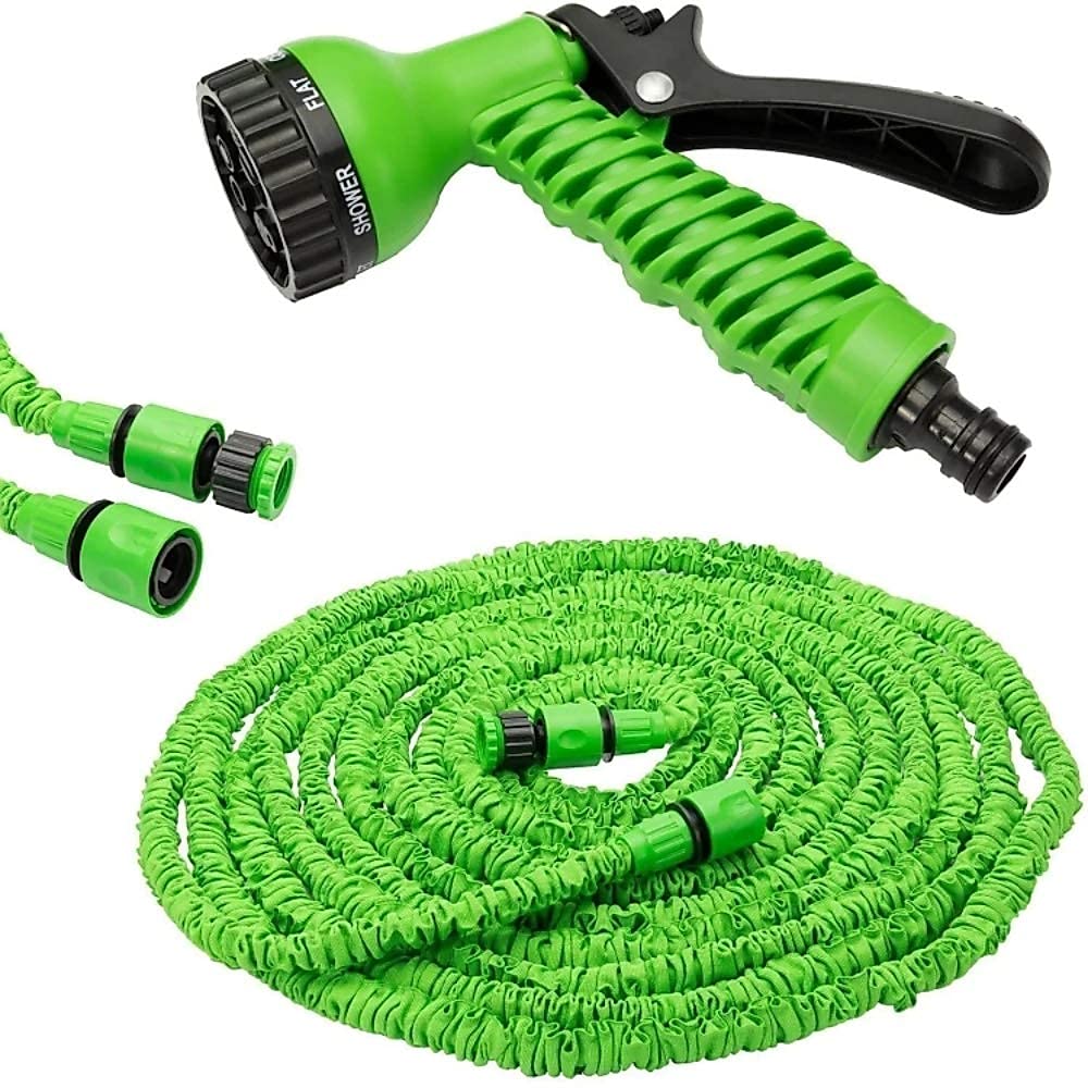 Kproxi 50 Ft Plastic Expandable Nozzle Flexible Water Hose Pipe with Spray Gun and 7 Adjustable Modes (Multicolour) (B09HBV6FTQ) Amazon Price History, Amazon Price Tracker
