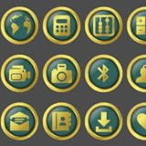 New Gold Icon Pack - Green