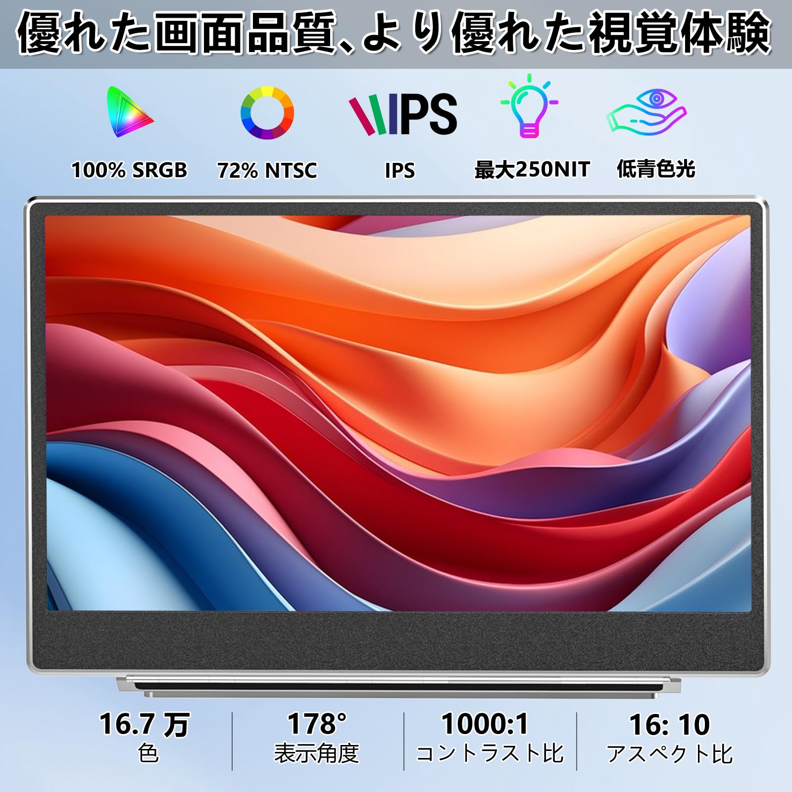 Amazon.co.jp: ノートパソコン用ポータブルモニター ノートパソコン