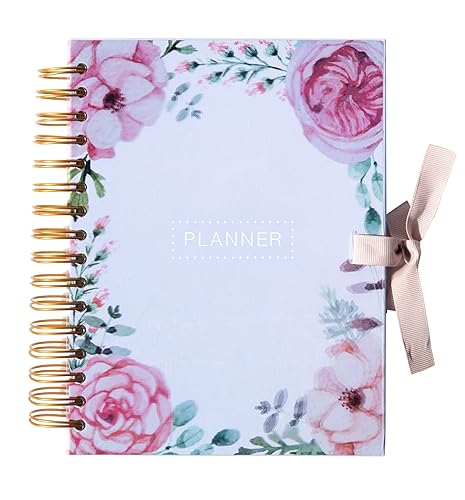 12 Monthly Undated Personal Daily Planner and Agenda Weekly and Monthly Organiser 2025 - Goal and Productivity Planner Thank You Teachers Gift
