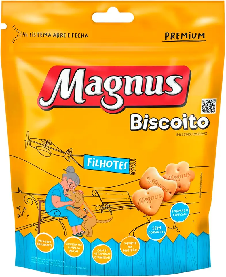 Petisco Magnus Biscoito para Cães Filhotes - 200g