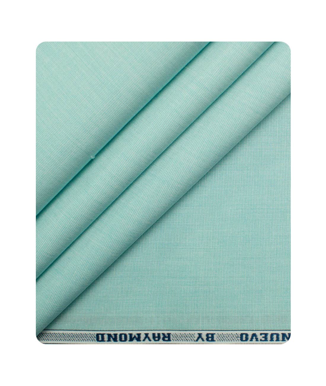Men's Premium Cotton Solids 1.70 Meter Unstitched Shirting Fabric (Mint Green)-image-10