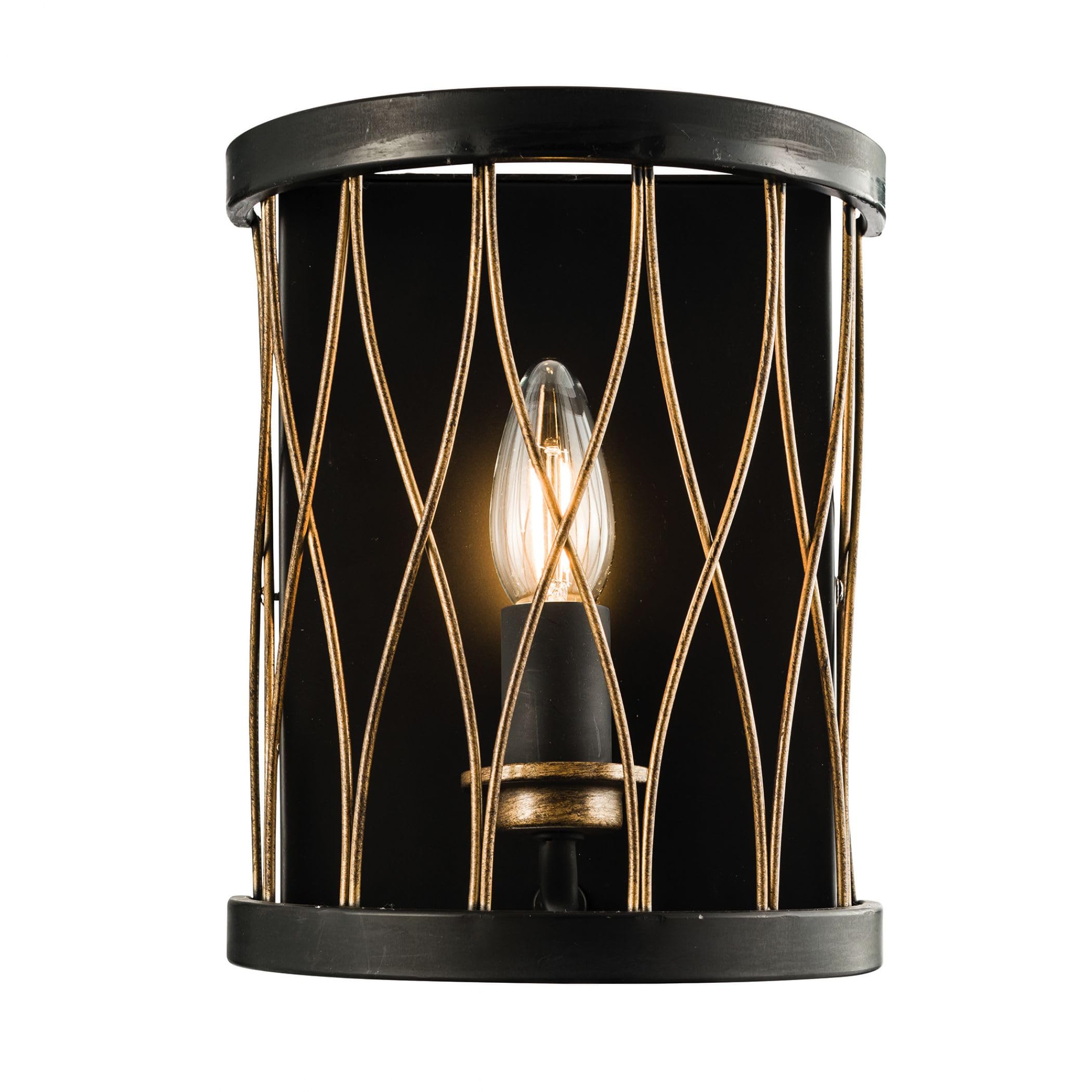 Endon Matt Black Heston Wall