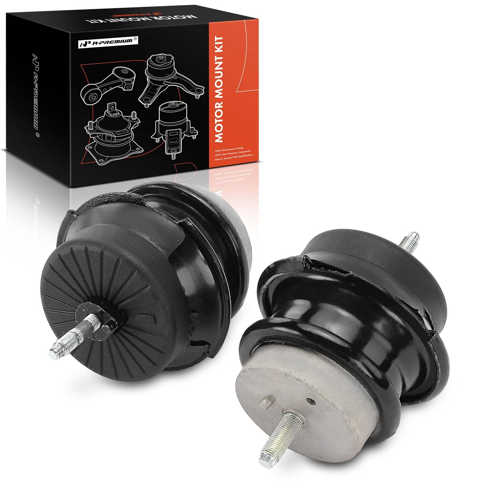 A-Premium 2PCS Front Left Right Engine Motor Mount Kit Compatible with Infiniti G25 2011-2012, G35 2007-2008, M35 2009-2010, QX70 2014-2017, FX35 2009