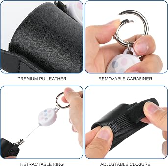 Beautyflier Asthma Inhaler Holder with Retractable Clip, Mini Holster
