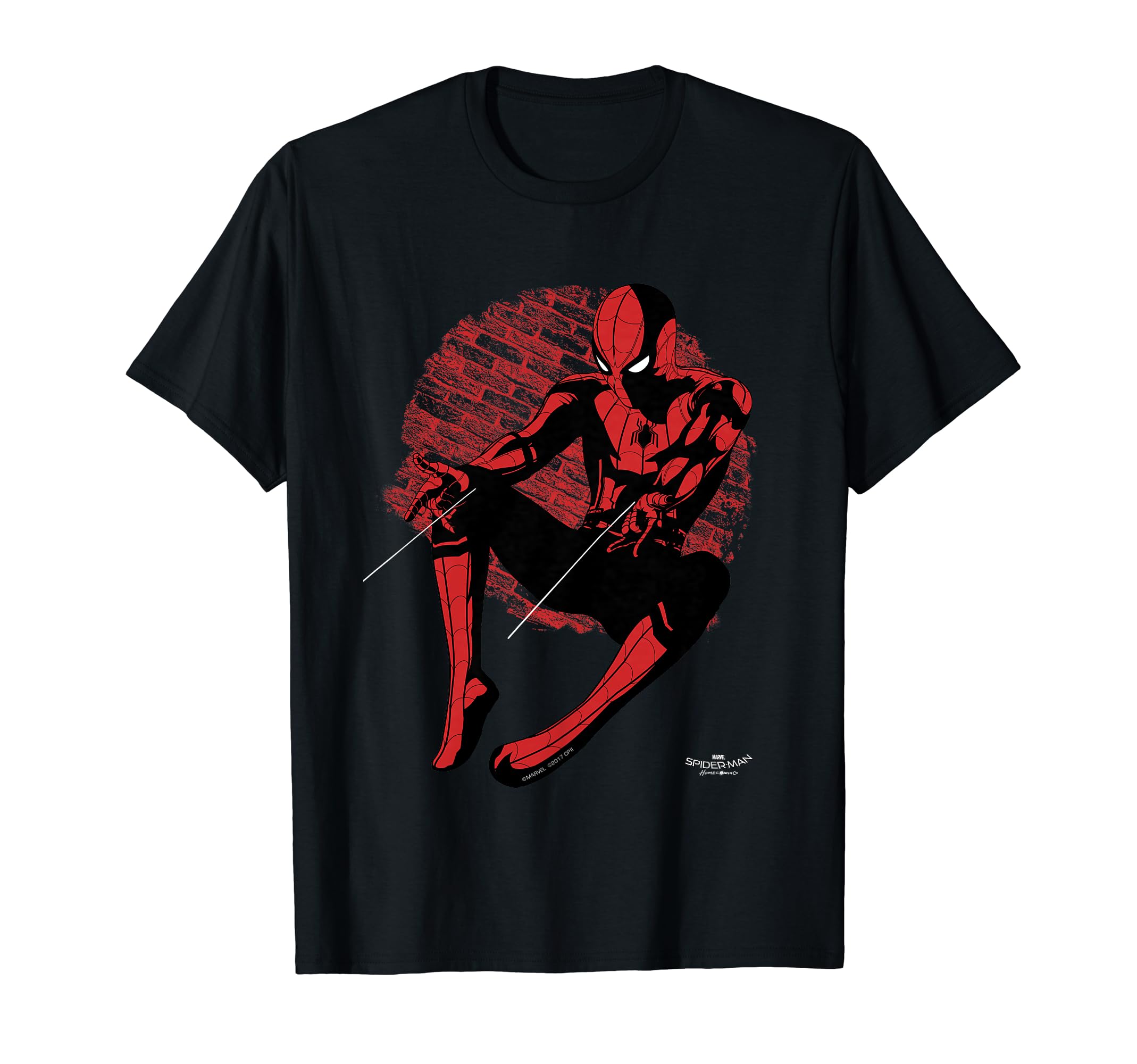 MarvelSpider-Man Homecoming Hiding In The Shadows T-Shirt