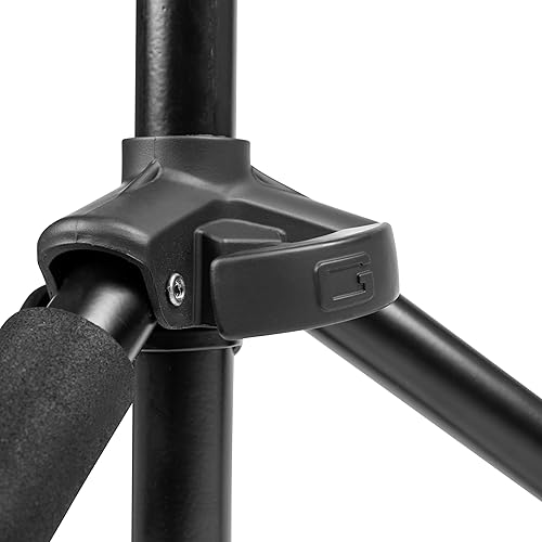 Miniatura 51 de Gator Frameworks Soporte de guitarra doble ajustable; Sostiene dos guitarras eléctricas o acústicas (GFW-GTR-2000), negro