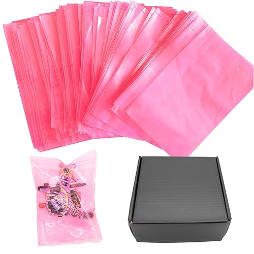 300 bolsas para máquina de tatuaje, bolsas desechables para máquina de tatuaje, bolsas de plástico, bolsas de suministros de tatuaje rosa (3.9 x 5.1