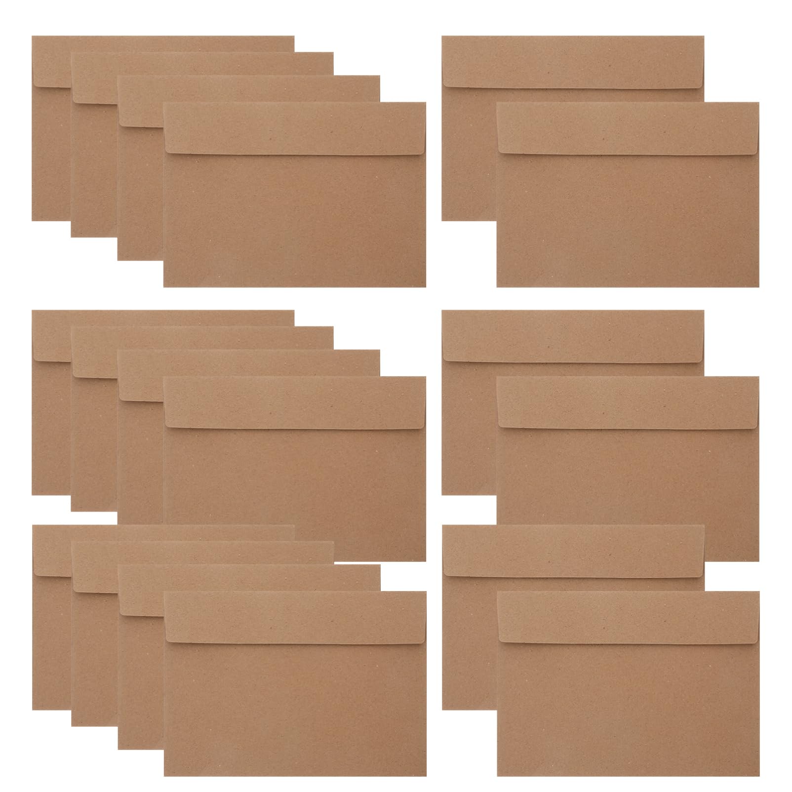 Uonlytech 100 Pezzi Buste Carta Auto Adesive Envelopes per Speciali per Matrimoni Compleanni e Eventi Aziendali