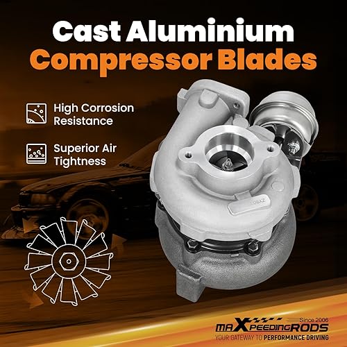 Miniatura 5 de maXpeedingrods GT2056V Turbocompresor Turbo para Nissan Pathfinder, para Navara(D40) 2.5L 128kw/172HP/174PS YD25DDTi QW25 2005-, 14411-EB300, Serie