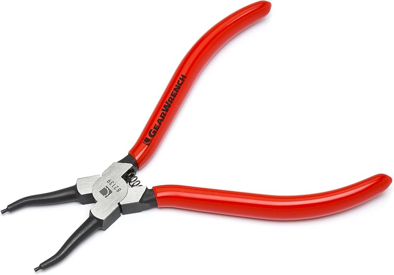 GEARWRENCH Alicates rectos para anillos de presión internos, punta fija, 7" - 82139