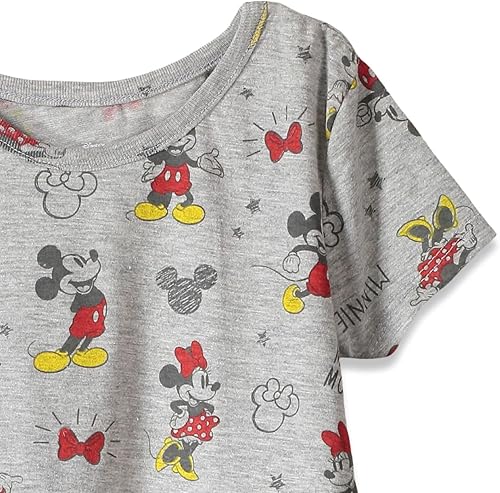 Vista 4 de Disney Minnie Mouse Mickey Mouse - Paquete de 2 vestidos para bebés y niños pequeños