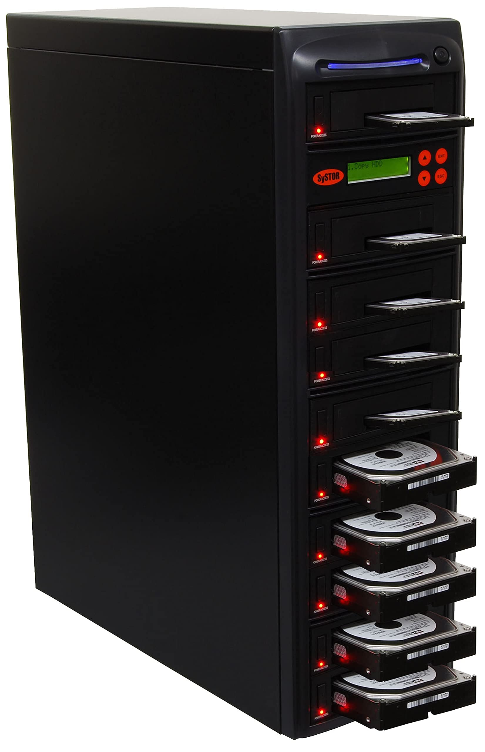 Systor 1:9 HDD/SSD Hard Drive Duplicator - 36GB/Min - SYS609DP
