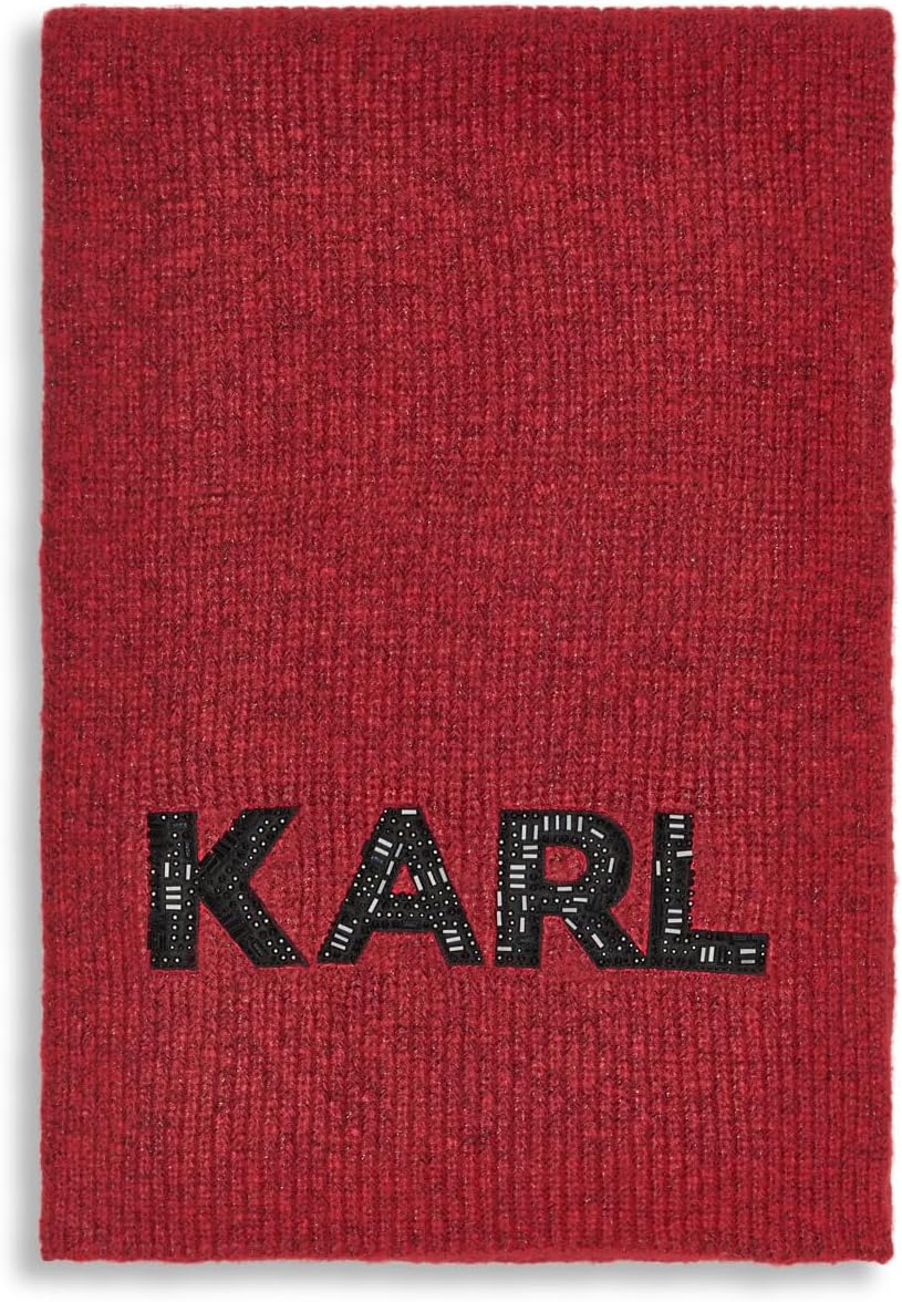 KARL LAGERFELD womens C'est La Vie Scarf With Sequins - Image 4
