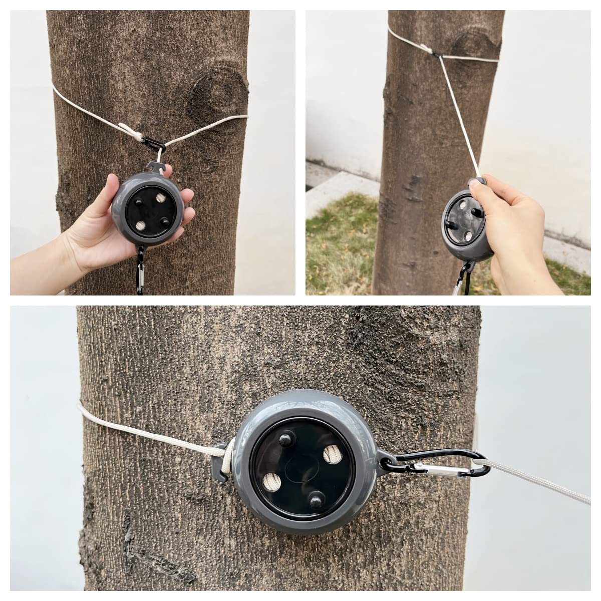 12 m Stendibiancheria retrattile per esterni, cavo retrattile in PVC, stendibiancheria retrattile da parete per fissaggio | Leroy Merlin