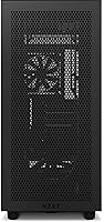 Vista 26 de NZXT H7 Flow RGB - Carcasa compacta ATX para juegos de PC de media torre - Panel frontal perforado de alto flujo de aire - Panel lateral de vidrio