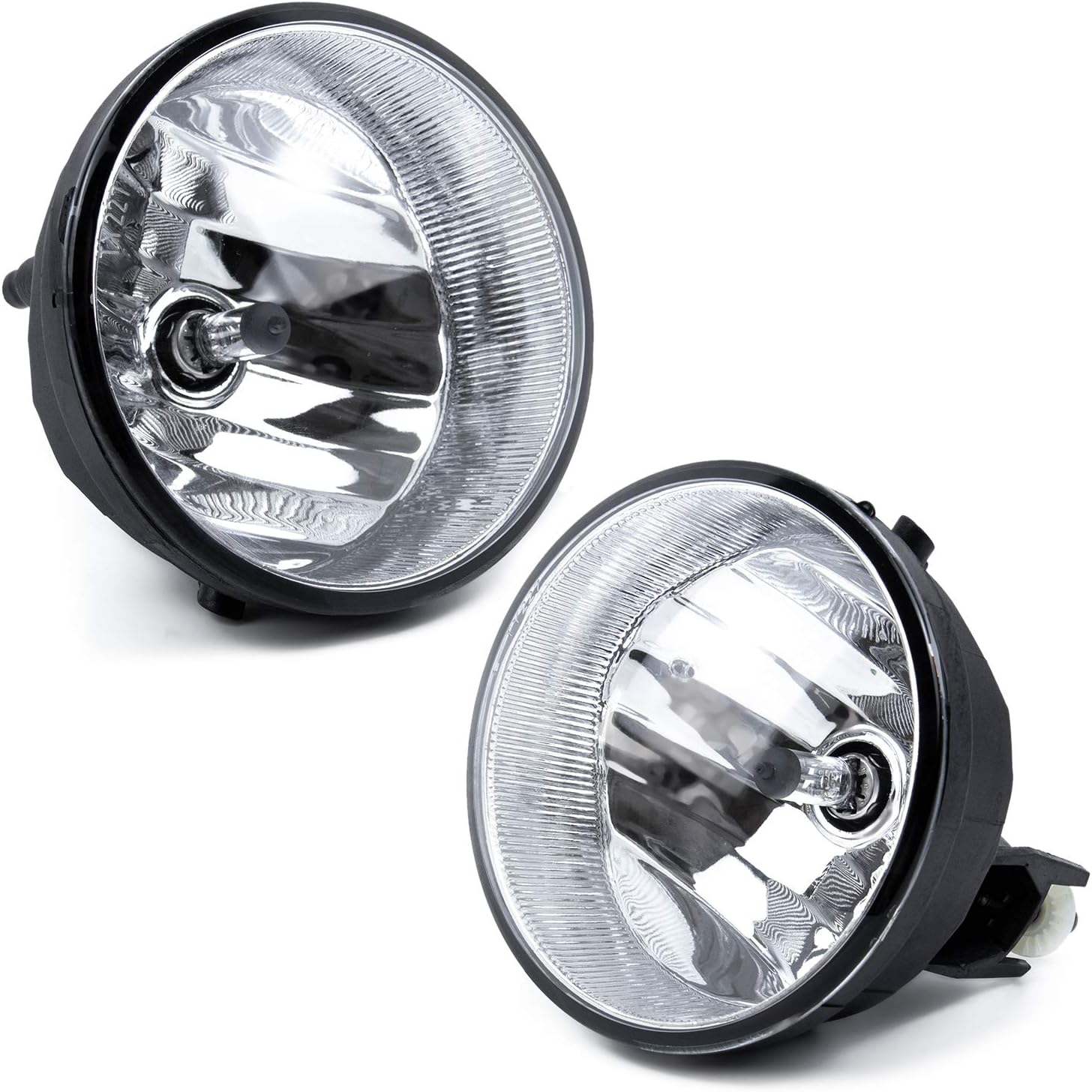 Fog Lights Fit for 2005-2011 Tacoma, 2007-2012 Tundra, 2004-2006 Solara, OE Style Clear Fog Light w/Switch Wiring FL7019