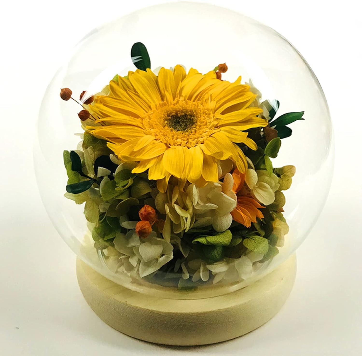 特選仏花 蓮の花 胡蝶蘭 特大 花瓶付き プリザーブドフラワー 造花無し