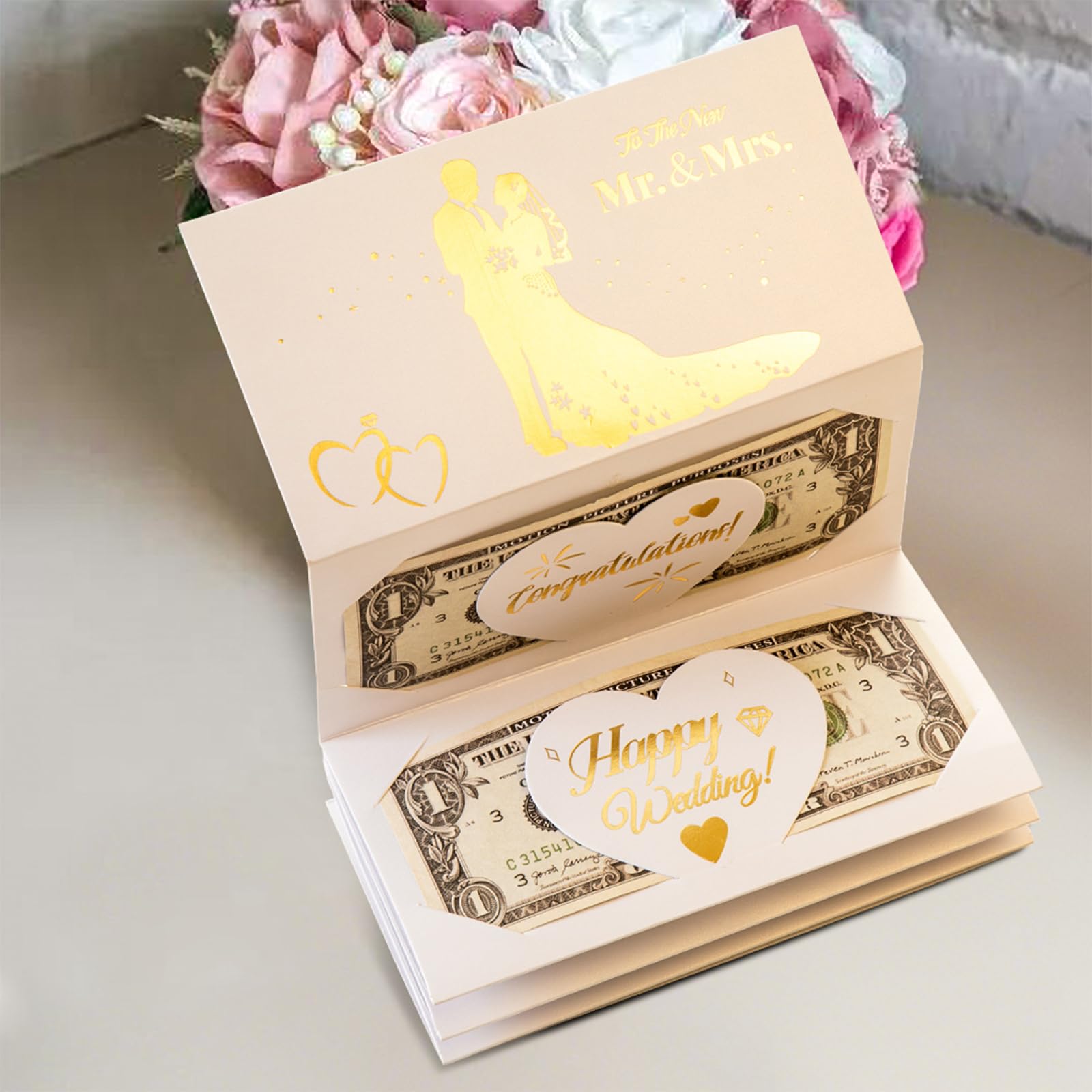 FOSDICK Wedding Money Gift Wallet, wedding money wallets - Image 4