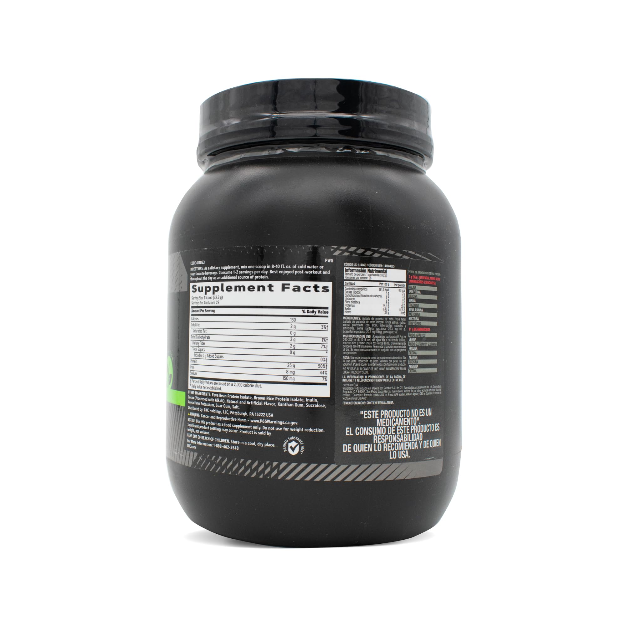 GNC AMP Nature-Based Protein - Chocolate Hazelnut