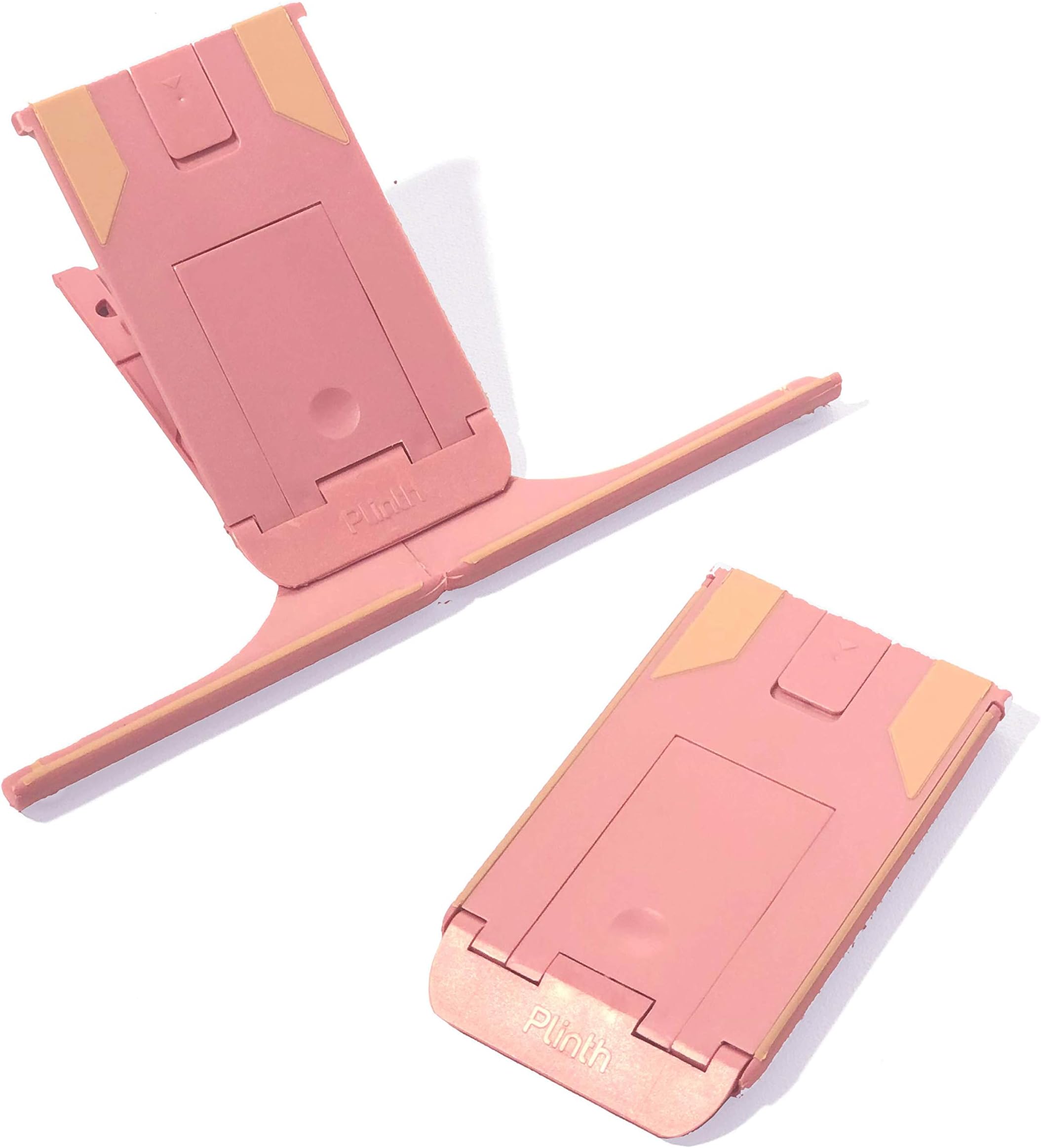 Pocket Adjustable iPad Stand - Ultimate Stable Support Compatible With All iPads, Tablets, iPhones, Cookery Books & More. For Desktop, Office, Kitchen & in Bed! (Sorbet)