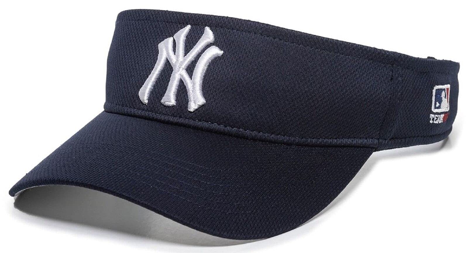 Outdoor CapOC Sports Officially Licensed New York Visor MVP Adjustable Baseball Team Hat Blue, One Size