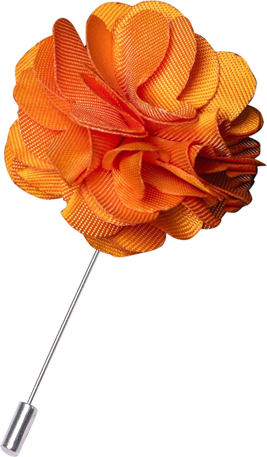 JEMYGINS Mens Striped Tie and Lapel Pin Necktie Pocket Square with Tie Clip Sets for Business Casual 4PCS - Image 4