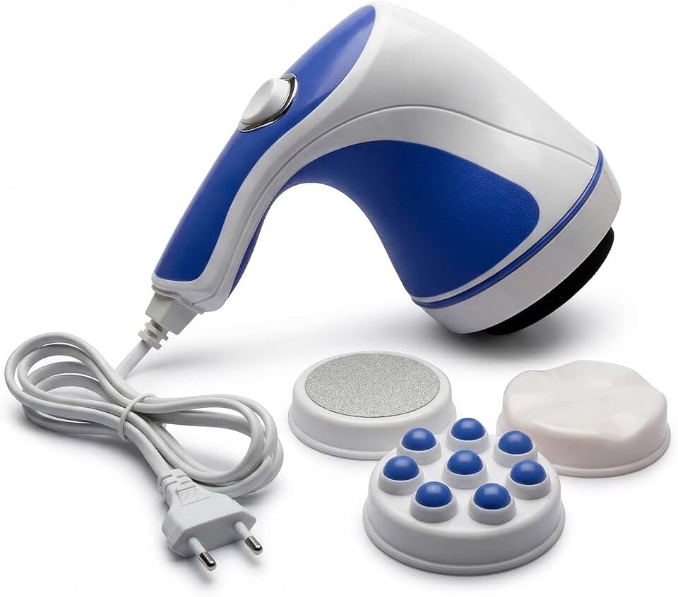 Relax & Spin Tone Massageador Orbital Profissional 110V Redutor de Medidas Drenagem Linfática Modelador Corporal Anticelulite Portátil