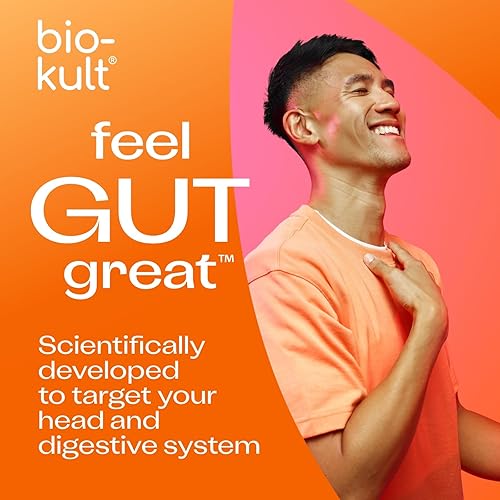 Miniatura 6 de Bio-Kult Migréa | Magnesio, vitamina B6 y probióticos | Soporte intestinal y cabeza | Fórmula avanzada de múltiples cepas | 60 cápsulas