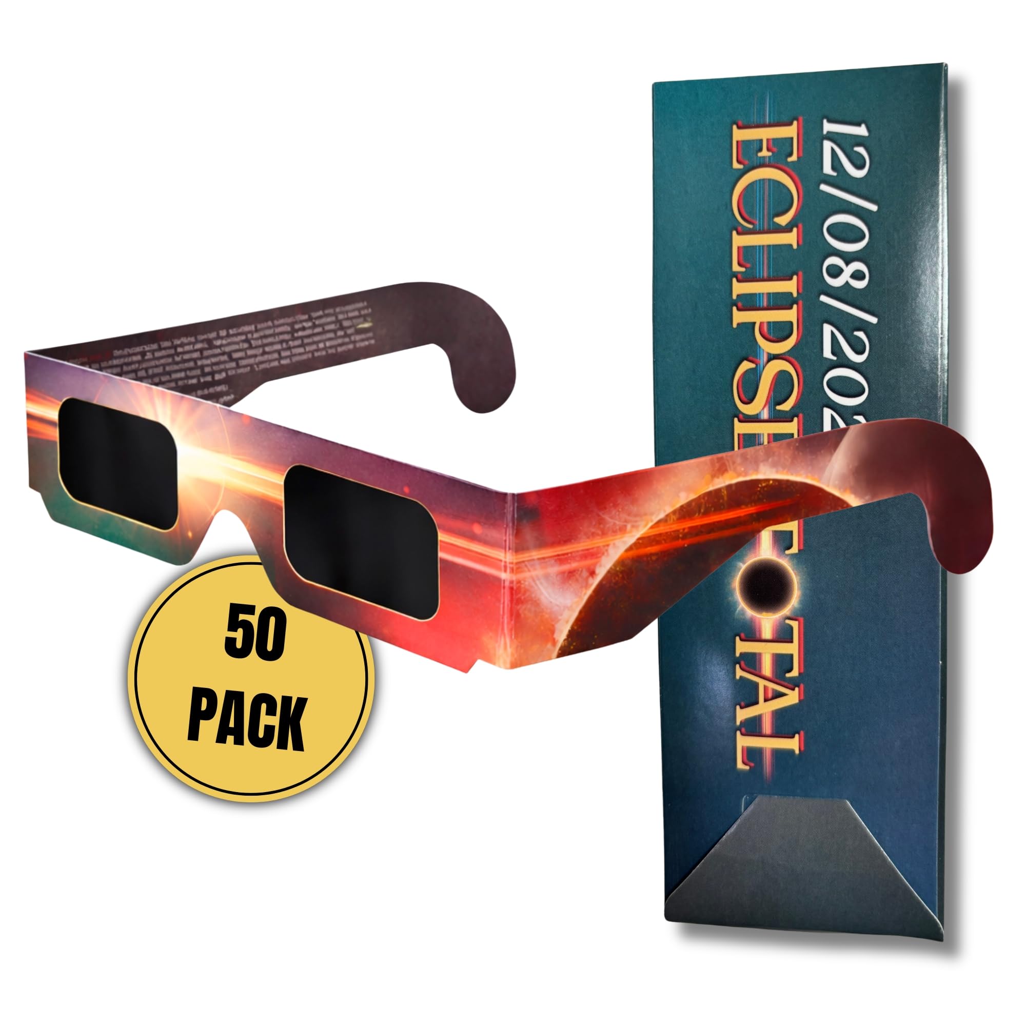 50er-Pack Sonnenfinsternisbrille CE ISO 12312-2