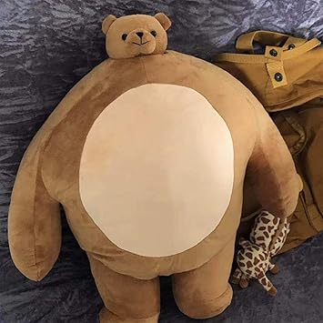 Plush Toys Ins Popular Small Head Big Body Brown Bear Toy Stuffed Elephant Raccoon Boyfriend Hug Pillow Chair Back Cushion Color Frog Height About 22cm Amazon Ca Everything Else
