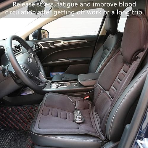 Miniatura 2 de Almohadilla para silla de masaje de espalda, masajeador de espalda con calor para aliviar el dolor, masajeador de silla para masaje de cuerpo