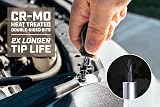 Spec Ops Tools Multi-Bit Screwdriver for Tool Belt, Tool Box, Magnetized Double-Sided Bits and Cr-Mo Steel Shaft, Stubby, 9-in-1 – view 3