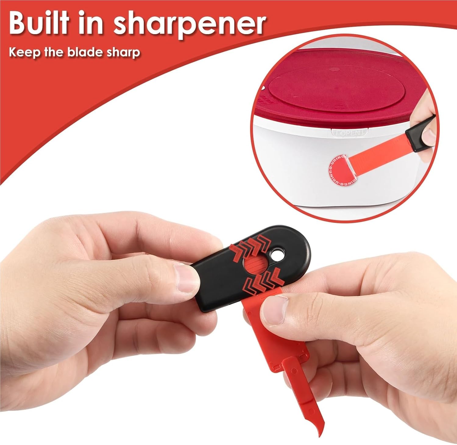 Kitchen Scraper 2 Pcs Self-Sharpening Stainless Steel Scraper for Glass Stove Top & Kitchen(Blue 2PCS)