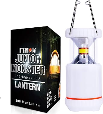 Camping Lantern for Power Outages Battery Powered LED Light for Emergency, Survival, and Outdoors Portable Ultra Bright Lantern with Glow Mode for Indoor Use